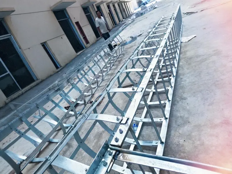Dengtai cage ladder installed at a client site