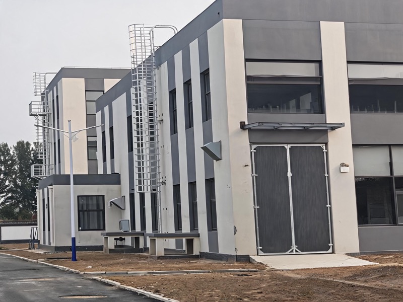 Cage ladder project industrial manufacturing access