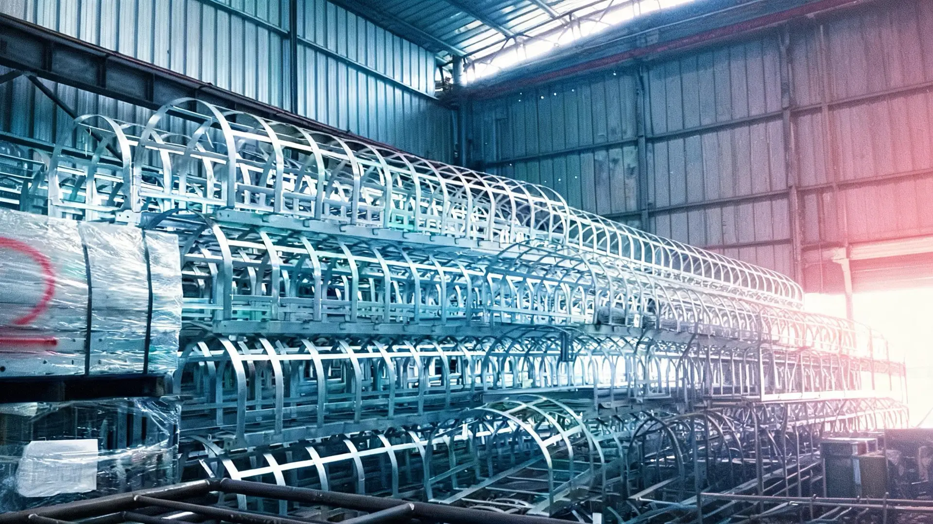 Cage ladder delivery - warehouse logistics for export shipments